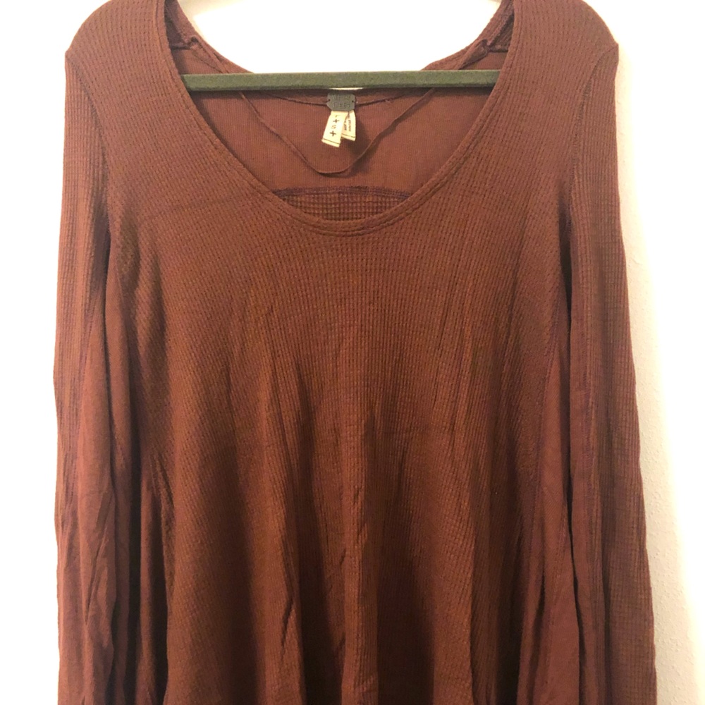 free people low scoop neck sweater